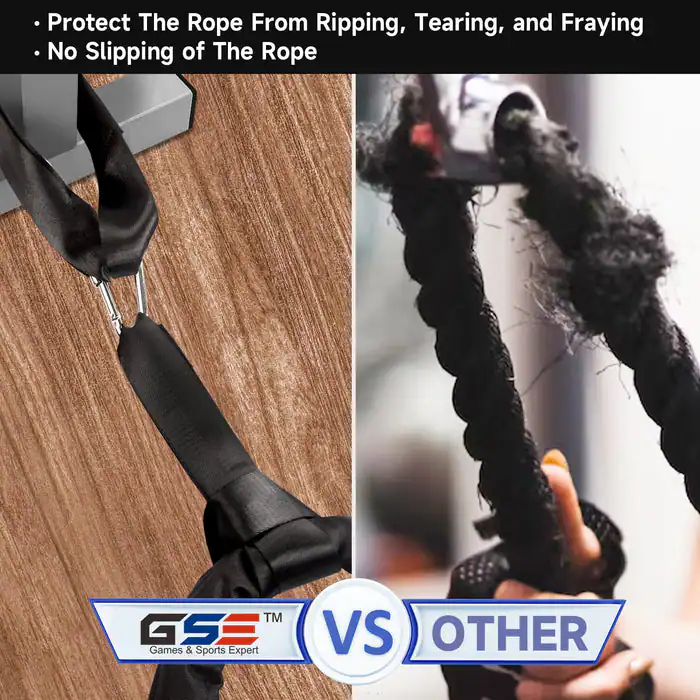 How To Cover Rope GSE Games & Sports Expert Battle Rope Anchor Strap Kit Accessories with ...