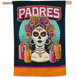 WinCraft - San Diego Padres 2026 City Connect Single-Sided 28" x 40" Vertical Banner - Multicolor
