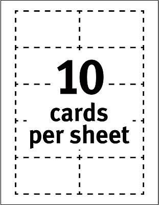 10 cards per sheet