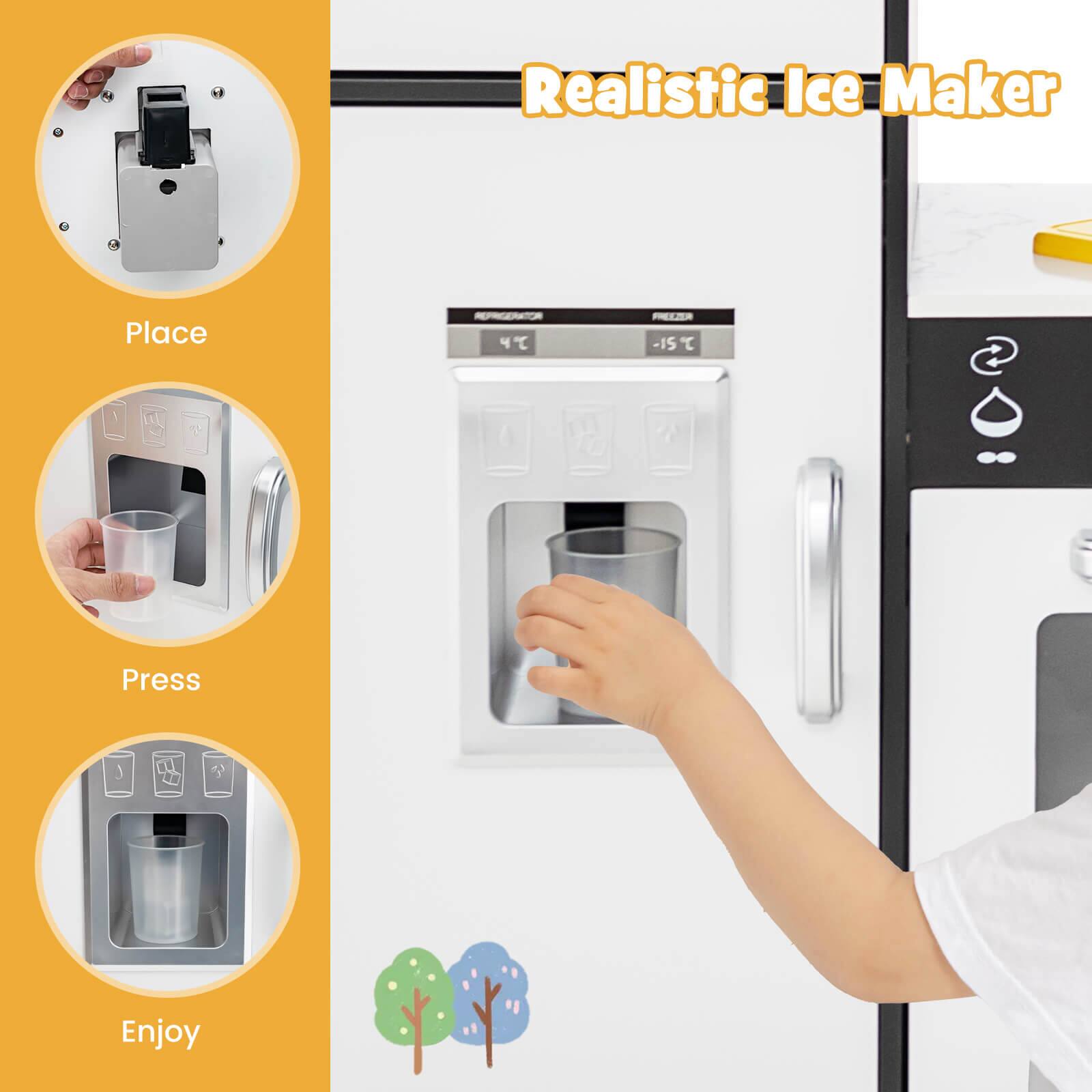 Realistic Ice Maker

Place

Press

Enjoy