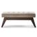 Alt View 11. Simpli Home - Draper Mid Century Tufted Ottoman Bench - Ash Blonde.