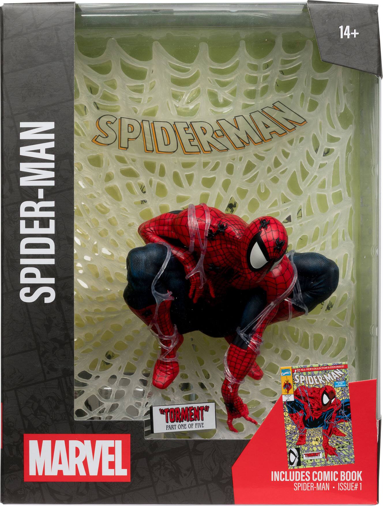 SPIDER-MAN, SPIDER-MAN, SPIDER-MAN, TORMENT, TORMENT, MARVEL, INCLUDES COMIC BOOK, SPIDER-MAN ISSUE# 1