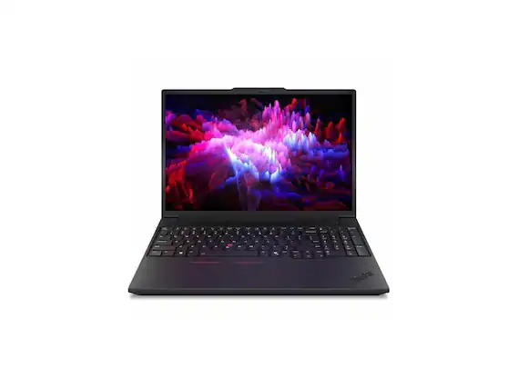 Front. Lenovo - Lenovo ThinkPad P16v G3 16" - Intel Core Ultra 9 - 32GB - 1TB SSD - RTX Pro 2000 8GB - Wi-Fi 7 - Windows 11 Pro - Black.