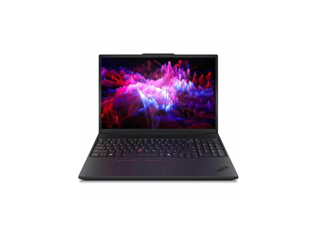 Front. Lenovo - Lenovo ThinkPad P16v G3 16" - Intel Core Ultra 9 - 32GB - 1TB SSD - RTX Pro 2000 8GB - Wi-Fi 7 - Windows 11 Pro - Black.
