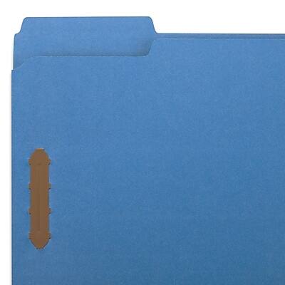 Alt View 4. Staples - Reinforced Classification Folders, 3/4" Expansion, Letter Size, Blue/Red/Green/Yellow, 50/Box  - Assorted.