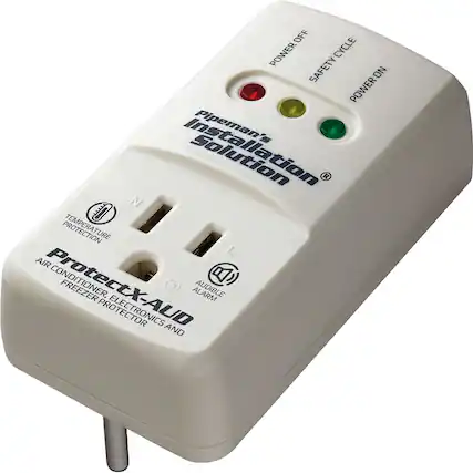 OFF POWER CYCLE SAFETY POWER ON
Pipeman's Installation Solution
PROTECTION
AIR CONDITIONER, ELECTRONICS AND FREEZER
ProtectX-AUD
TEMPERATURE PROTECTION
AUDIBLE ALARM