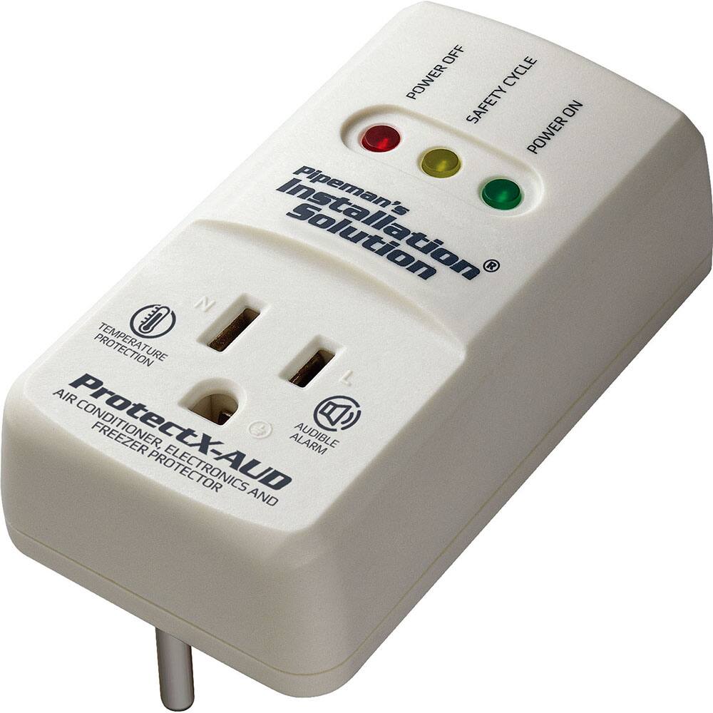 OFF POWER CYCLE SAFETY POWER ON  
Pipeman's Installation Solution  
PROTECTION  
AIR CONDITIONER, ELECTRONICS AND FREEZER  
ProtectX-AUD  
TEMPERATURE PROTECTION  
AUDIBLE ALARM