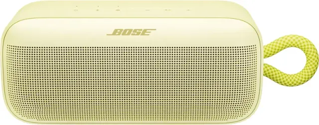 Front. Bose - SoundLink Plus Portable Bluetooth Speaker - Citrus Yellow.