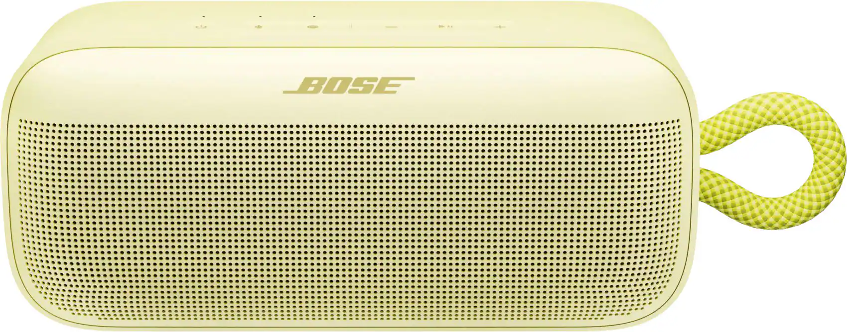 Front. Bose - SoundLink Plus Portable Bluetooth Speaker - Citrus Yellow.