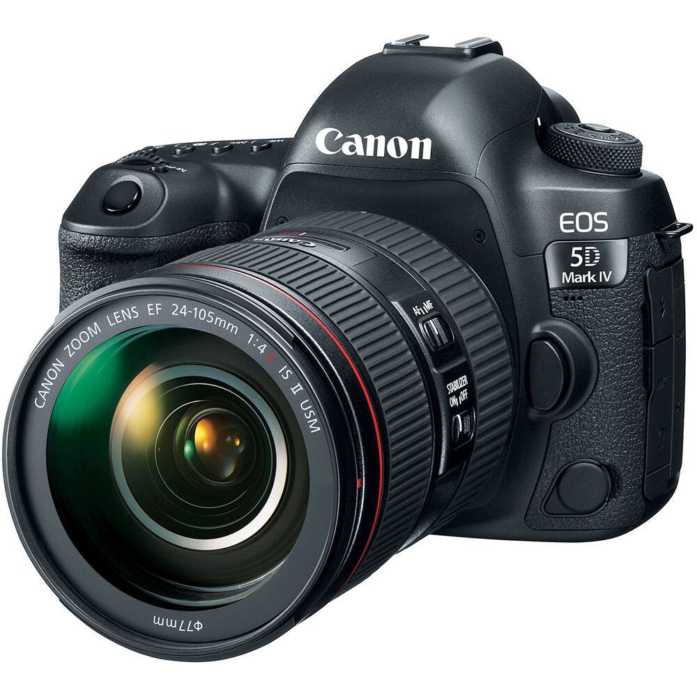 Canon EOS 5D Mark IV with Canon Zoom Lens EF 24-105mm 1:4 IS USM. 77mm.