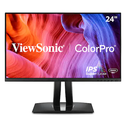 "24" ViewSonic ColorPro IPS Super CLEAR USB-C"