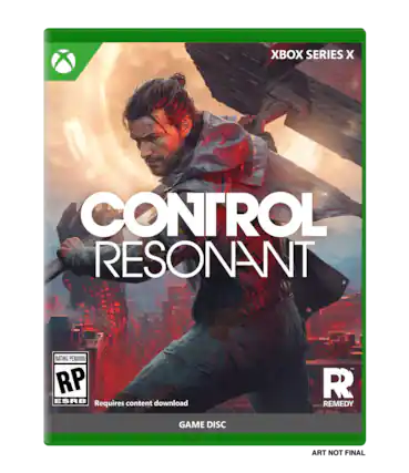 XBOX SERIES X
CONTROL RESONANT
RATING PENDING RP ESRB
Requires content download
GAME DISC
REMEDY - RP (Rating Pending)