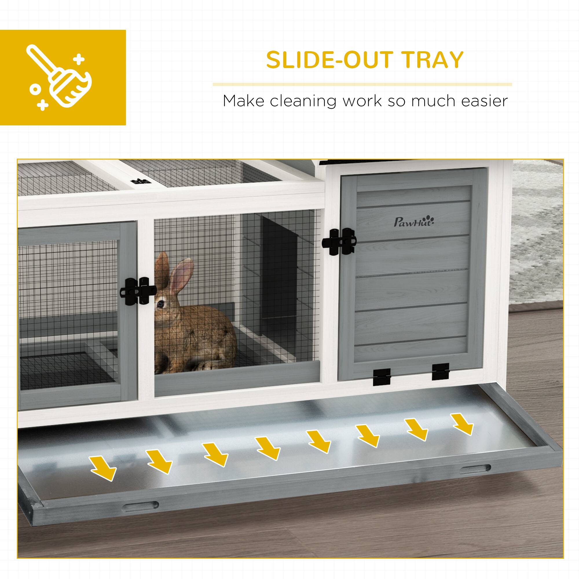 SLIDE-OUT TRAY

Make cleaning work so much easier