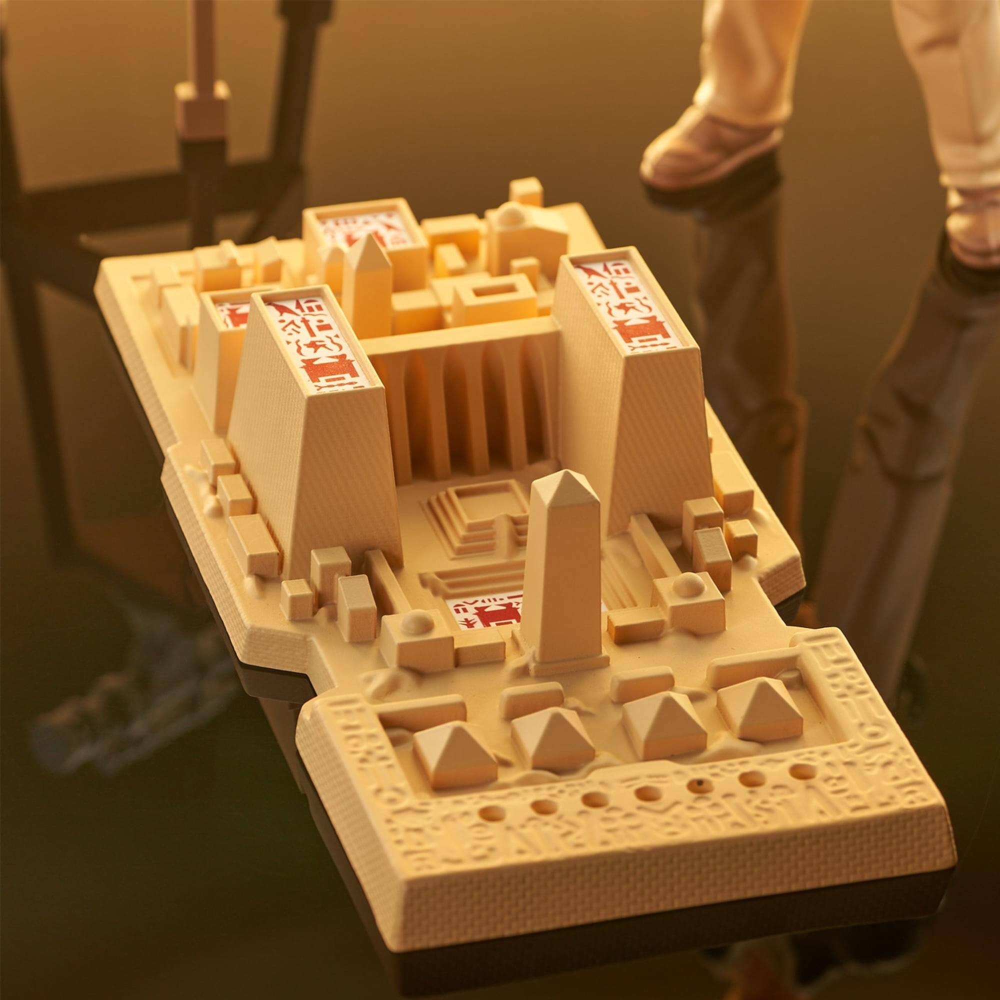 Alt View 4. Diamond Select Toys - Indiana Jones Exclusive Jumbo Figure Playset - Brown.