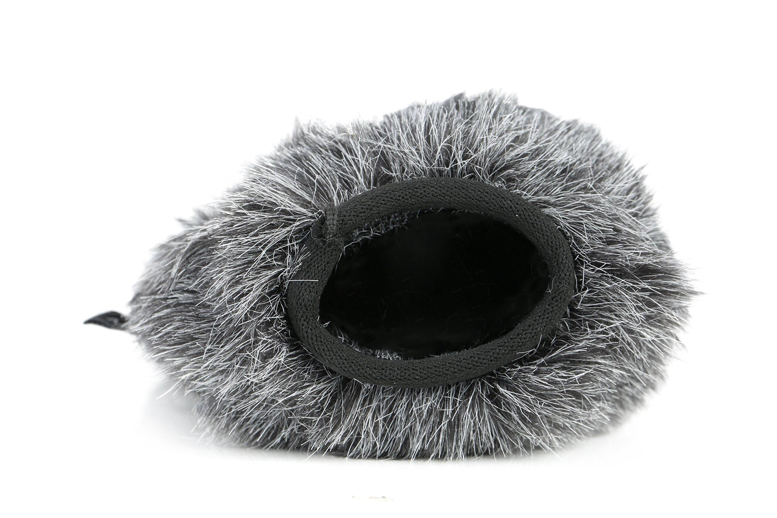 Alt View 3. MOVO - Movo WS-S1000 Furry Outdoor Deadcat Windscreen for Shotgun Microphones up to 7-inch (18cm) Long.