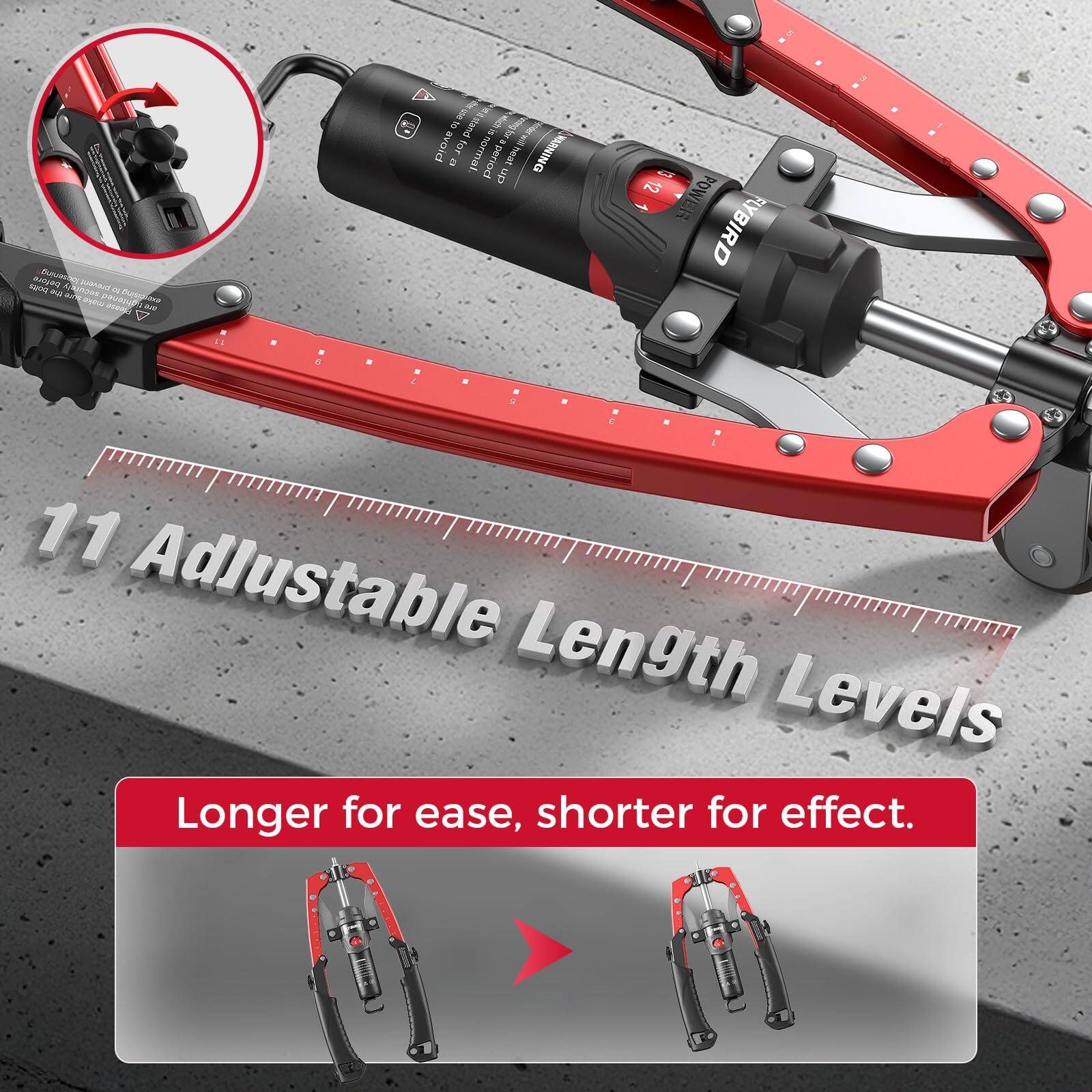 11 Adjustable Length Levels

Longer for ease, shorter for effect.