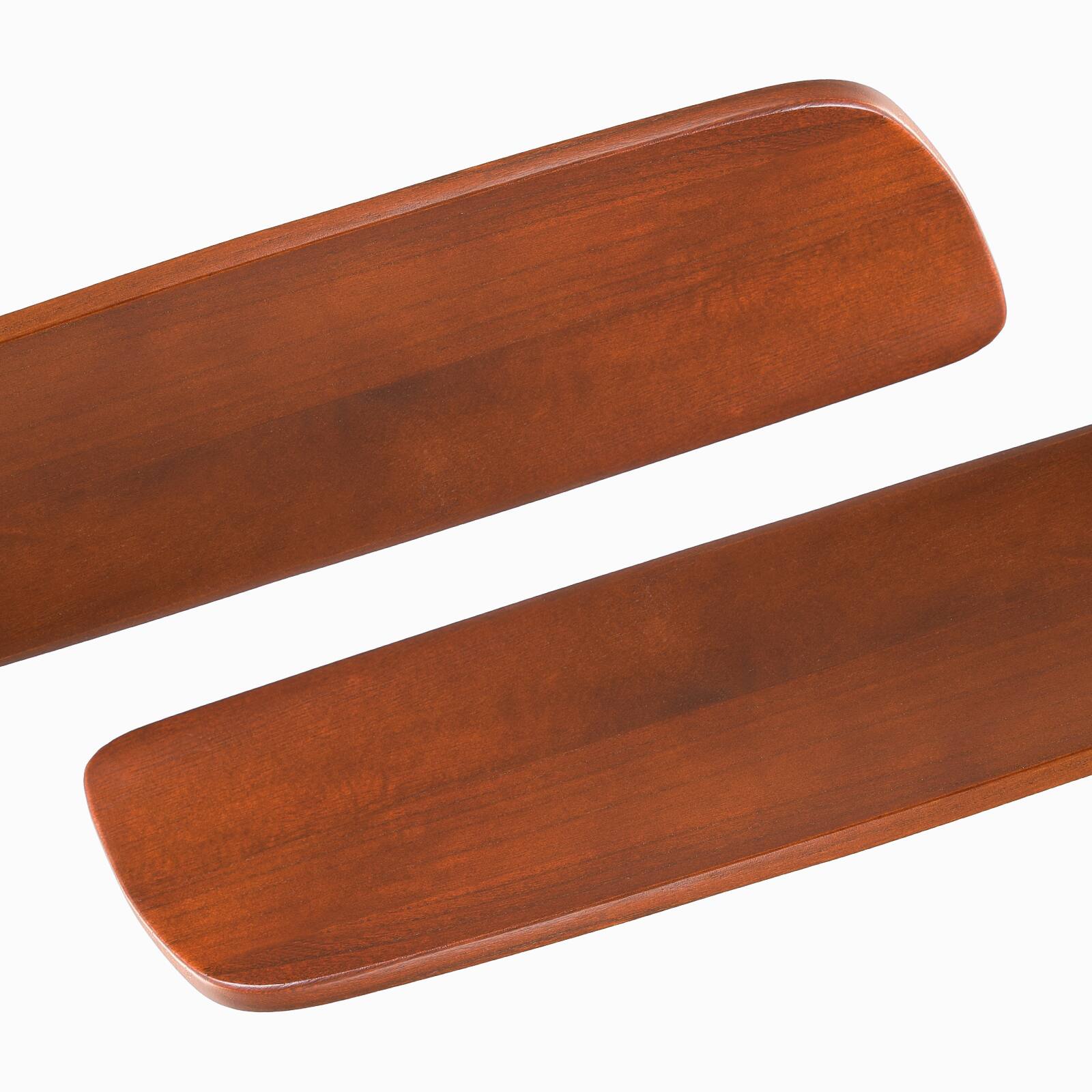 Alt View 5. Sofucor - 60 Inch Ceiling Fan No Light Modern Solid Wood Ceiling Fan with Remote High Airflow Quiet Reversible DC Motor 6 Speeds - Black.