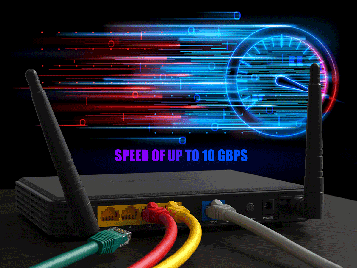 SPEED OF UP TO 10 GBPS  
WAN  
GEF  
POWER