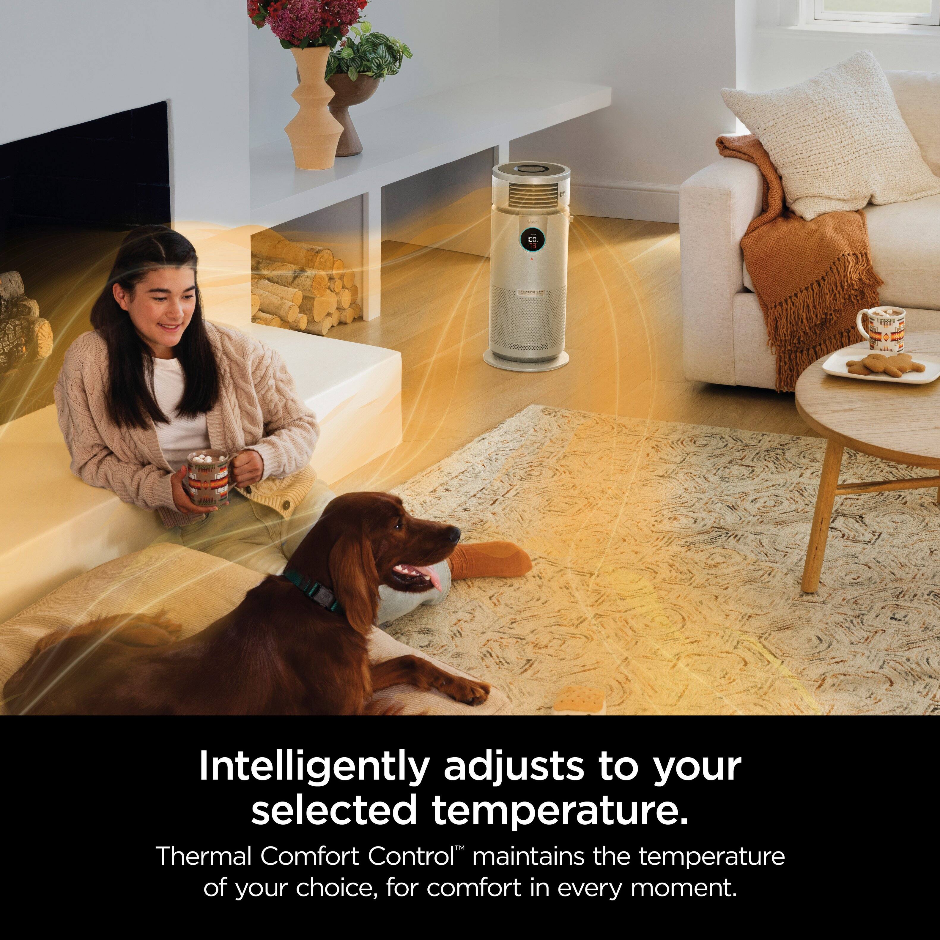 Intelligently adjusts to your selected temperature. Thermal Comfort Control maintains the temperature of your choice, for comfort in every moment.