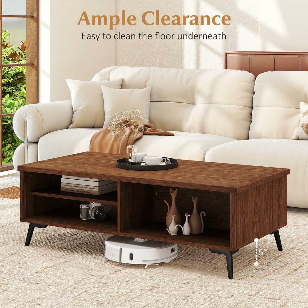 Ample Clearance  
Easy to clean the floor underneath  
5"