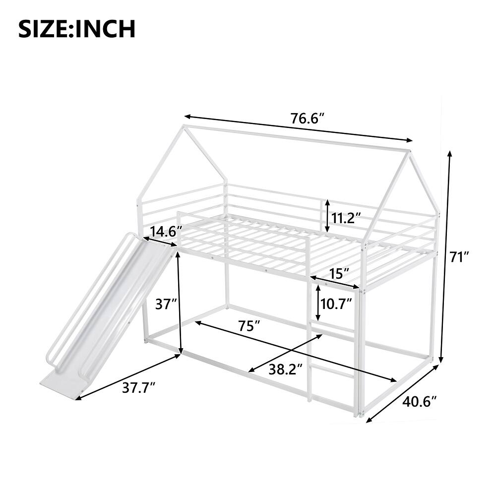 SIZE: INCH  
76.6" 14.6" 11.2" 15" 71" 37" 75" 10.7" 37.7" 38.2" 40.6"
