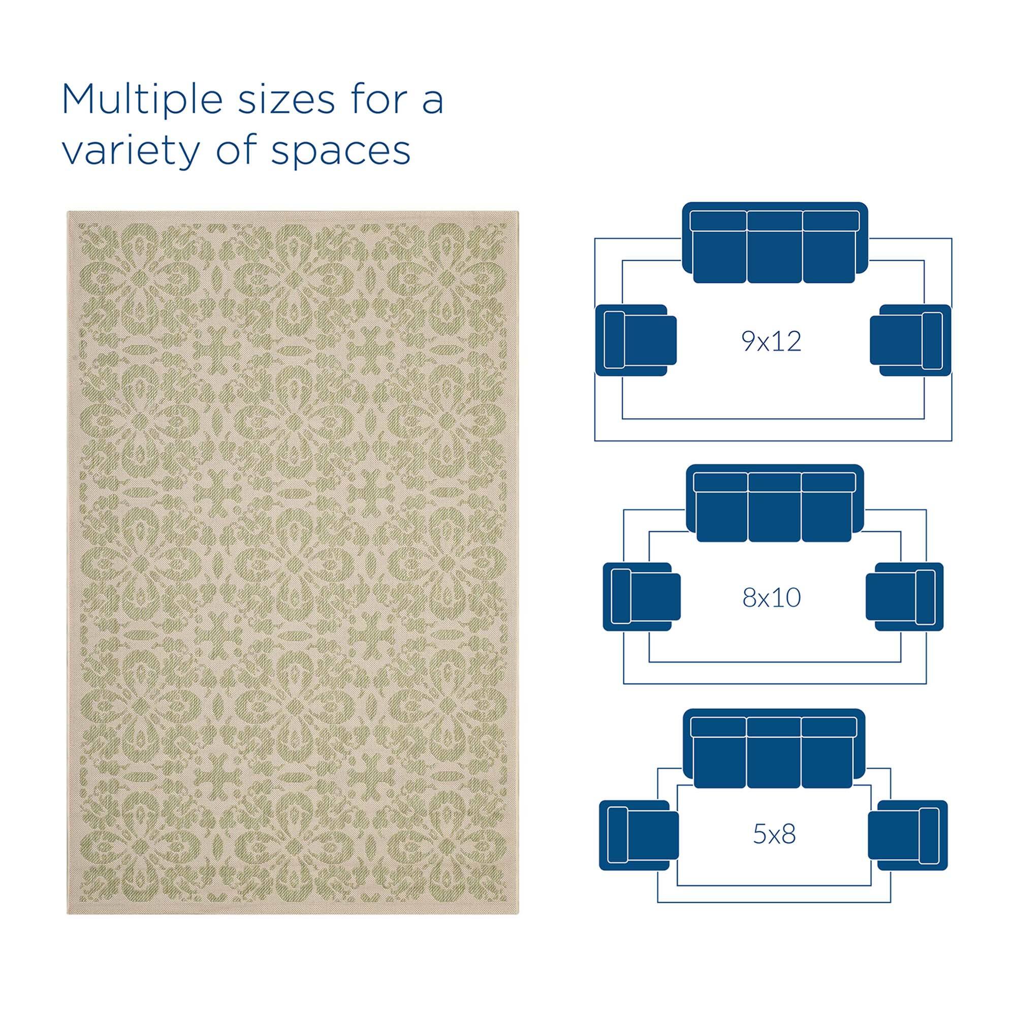 Multiple sizes for a variety of spaces

9x12  
8x10  
5x8