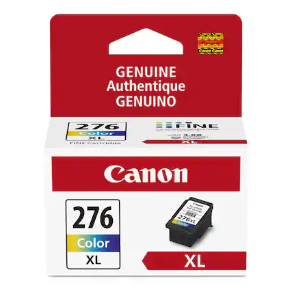 GENUINE Authentique GENUINO
Canon
276 Color XL
FINE Cartridge
XL
