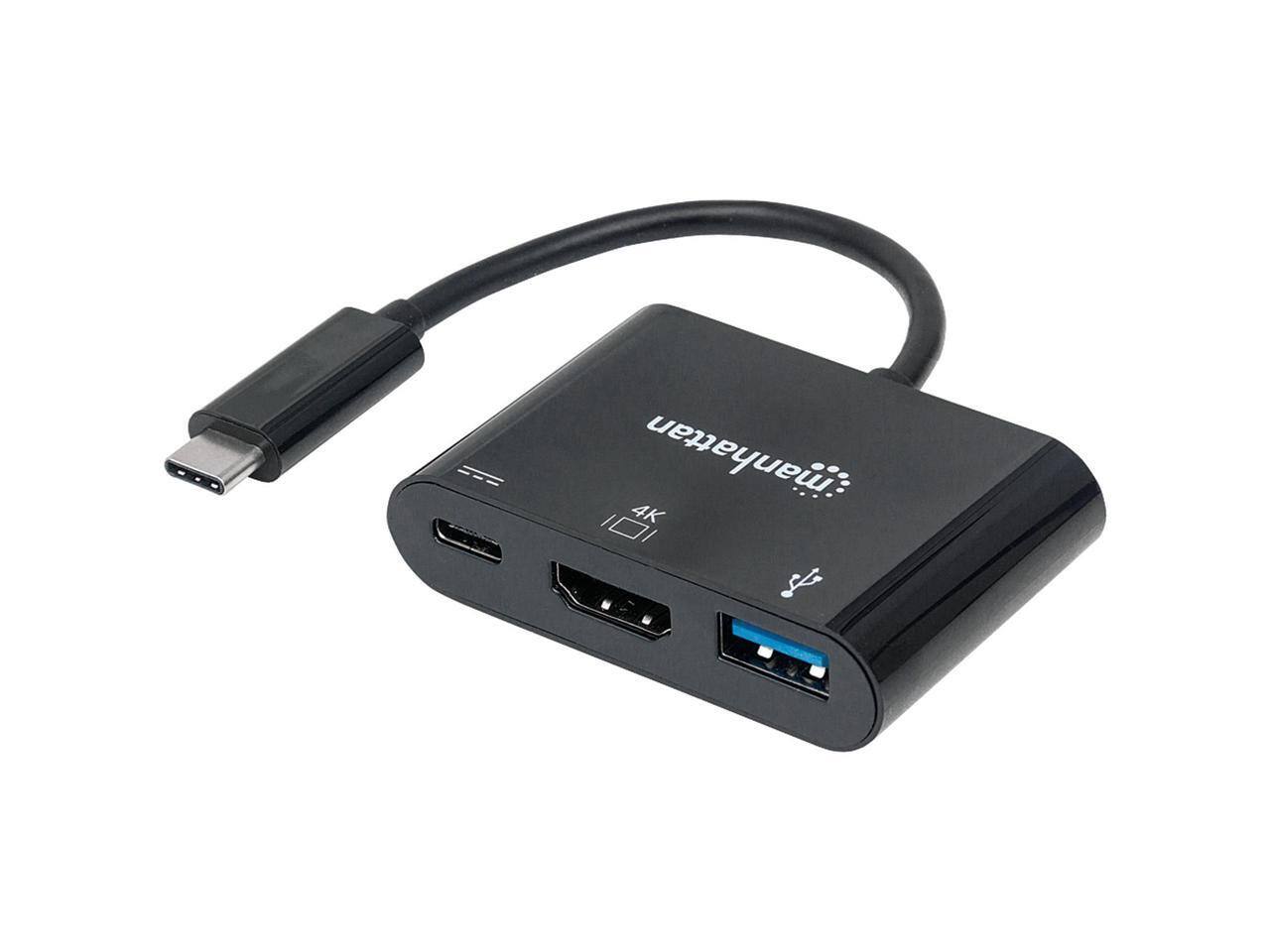 Alt View 2. Manhattan - USB 3.1-C HDMI DOCK CONVERTER.