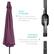 EASY STORAGE: Built-in hand crank allows for quick setup & breakdown.
DURABLE ASSEMBLY: Push-button connector pin protects the pole from damage.