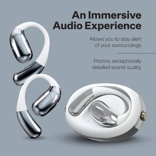 An Immersive Audio Experience  
Allows you to stay alert of your surroundings  
Pristine, exceptionally detailed sound quality  

ransonix transonix