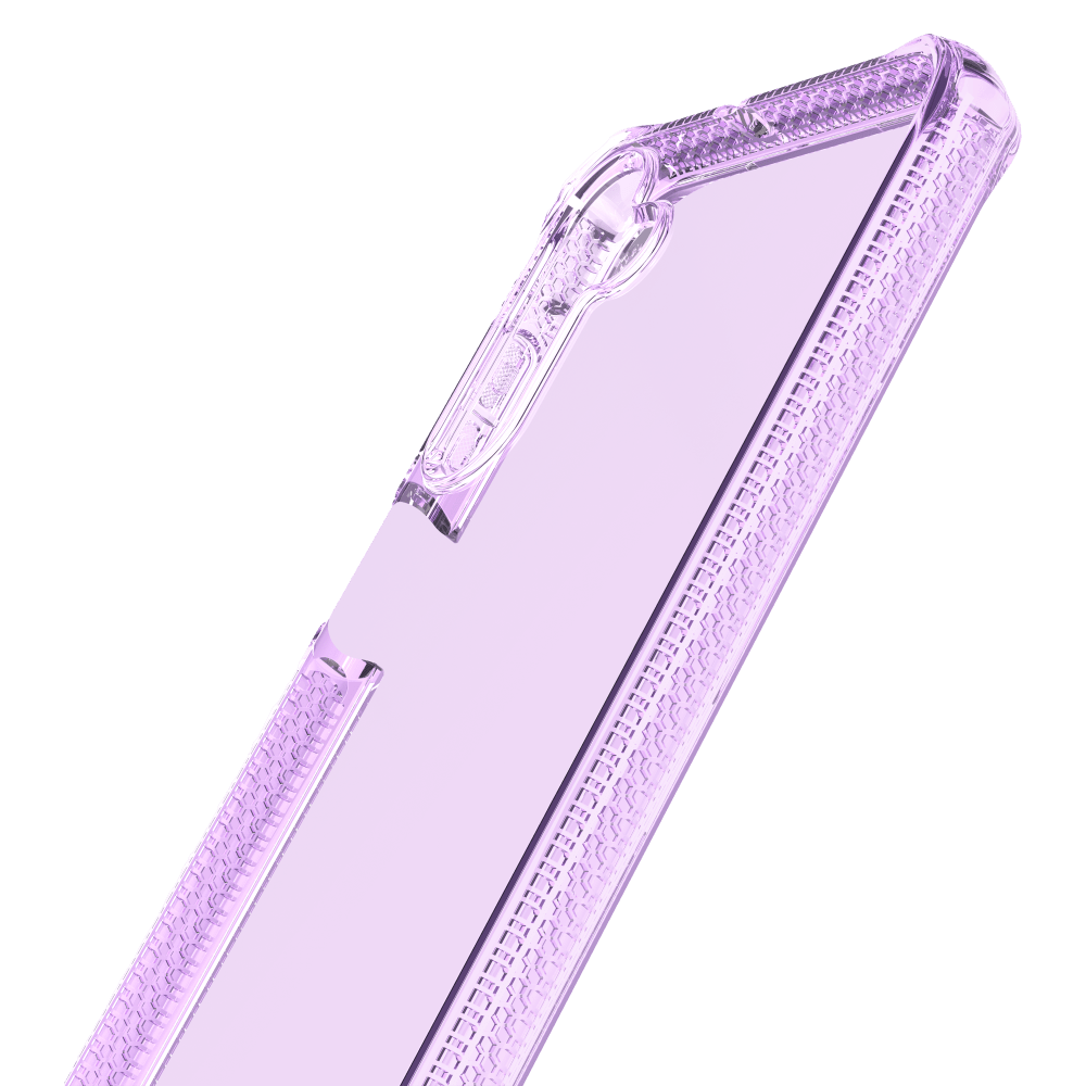 Alt View 4. Itskins - ITSKINS Spectrum_R // Clear Series Case for Samsung Galaxy A16 5G - Light Purple - Purple.