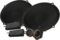 Front. Infinity - INFINITY PR693C 6”x9” 2-way Component Speaker System - Black.