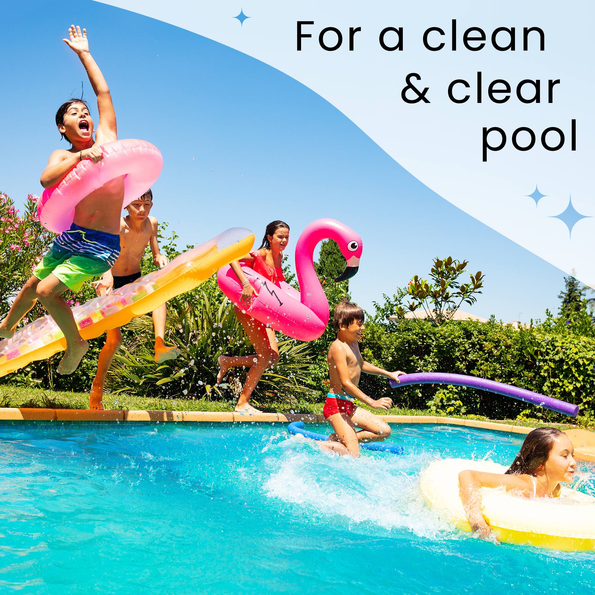 For a clean & clear pool