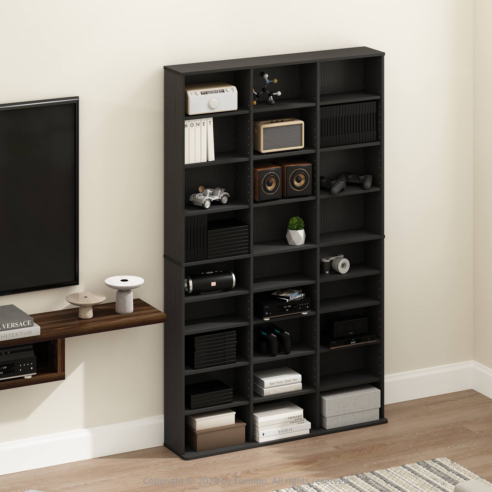 C N 1 no | VERSACE HITEKTUR  
- - - - / NO - sted MON AAd  
C. Copyright 2024 by Furinno, All rights reserved