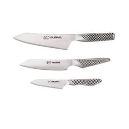Global - 40th Anniversary 3-Piece Knife Set - Silver