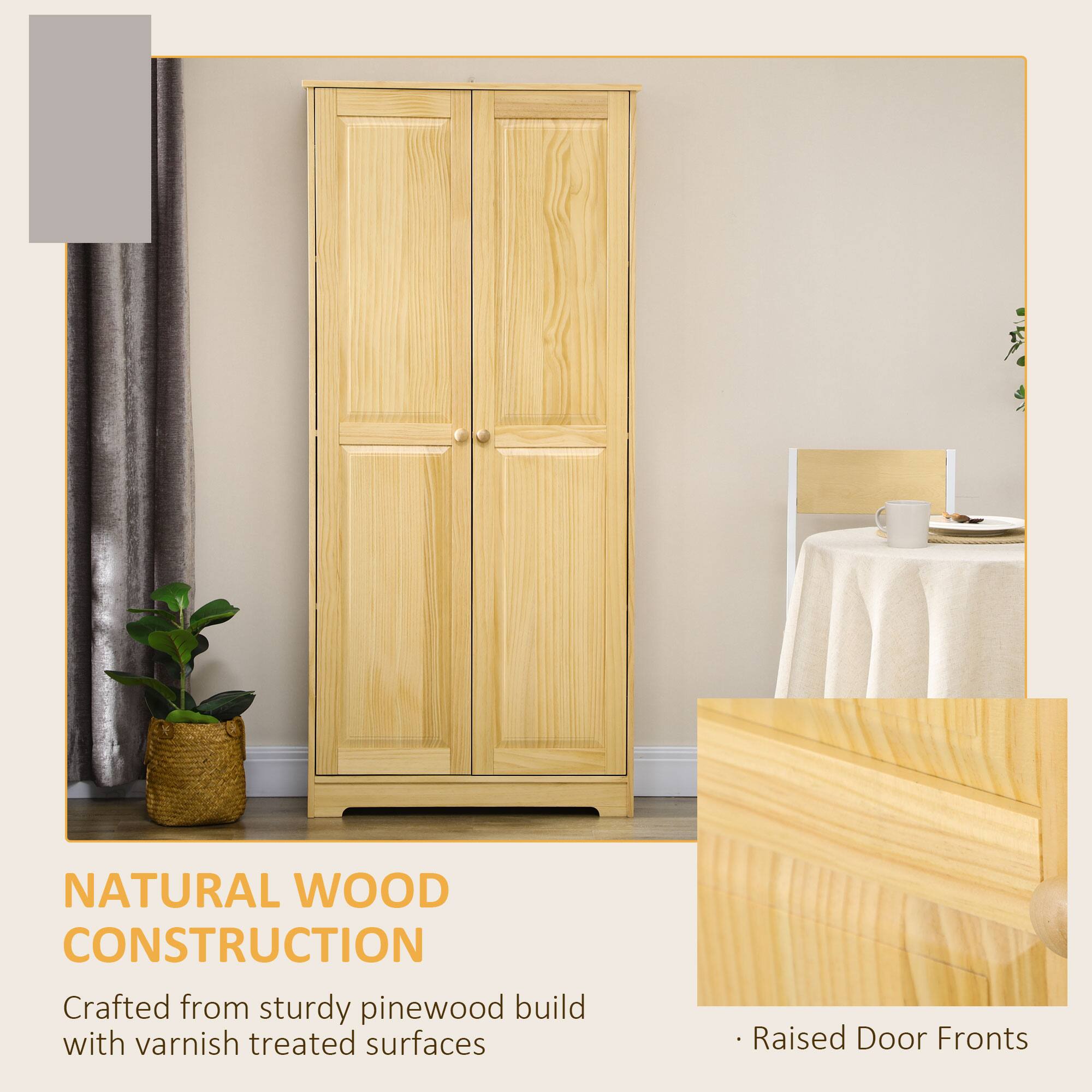 NATURAL WOOD CONSTRUCTION
Crafted from sturdy pinewood build with varnish treated surfaces
Raised Door Fronts
