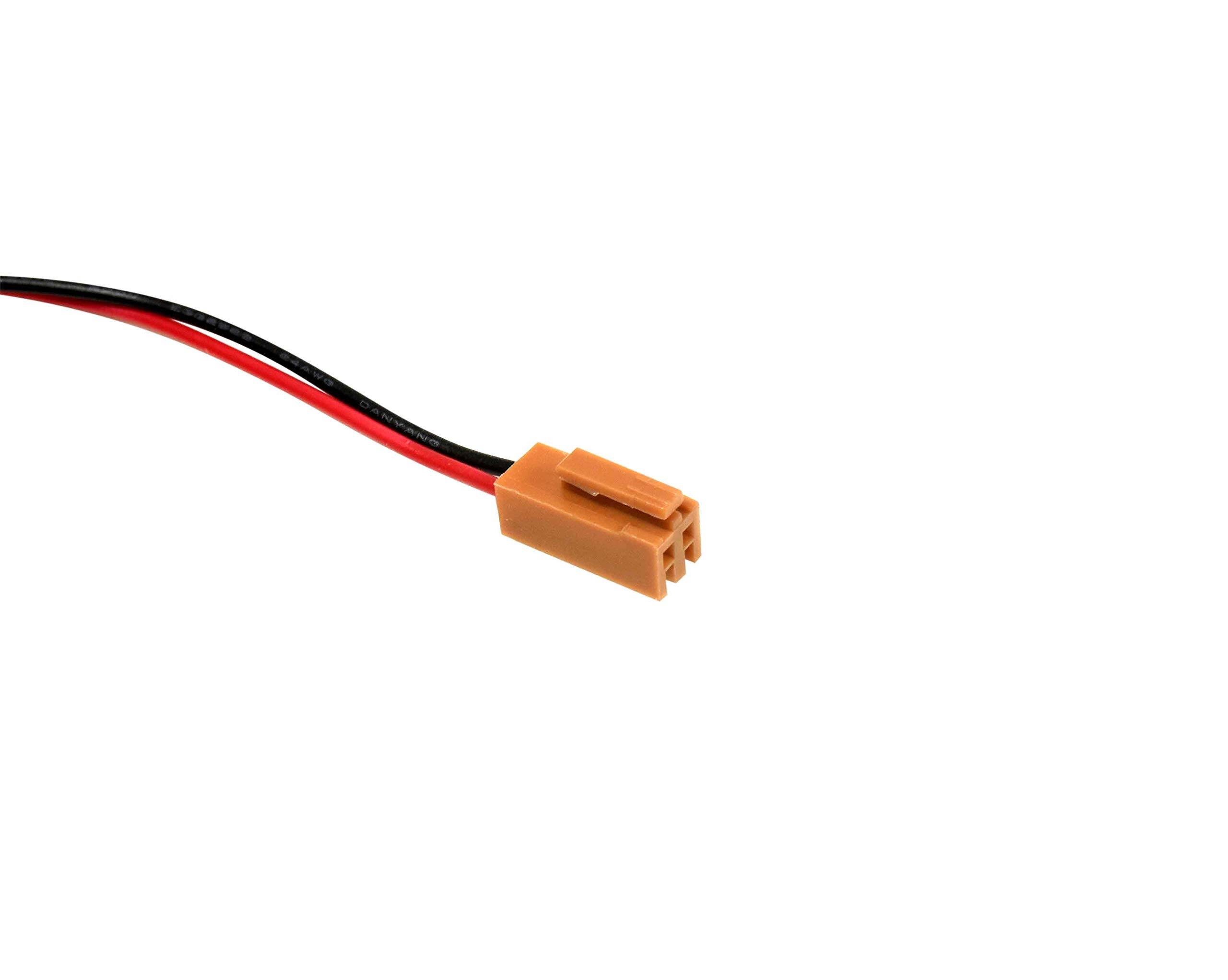 Alt View 2. HQRP - 3-Pack 6 V 3000 mAh Lithium Battery for Panasonic BR-2/3AGCT4A and FANUC A98L-0031-0025 CNC PLC.