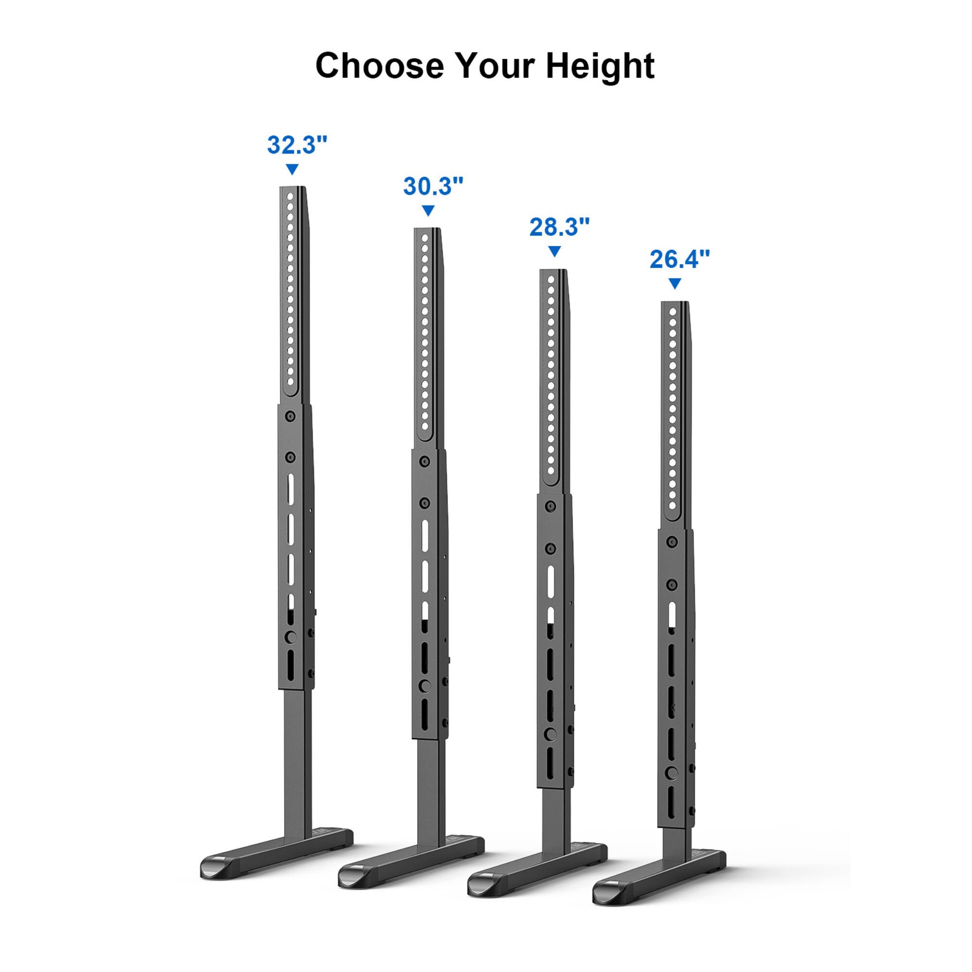 Choose Your Height 32.3" 30.3" 28.3" 26.4"