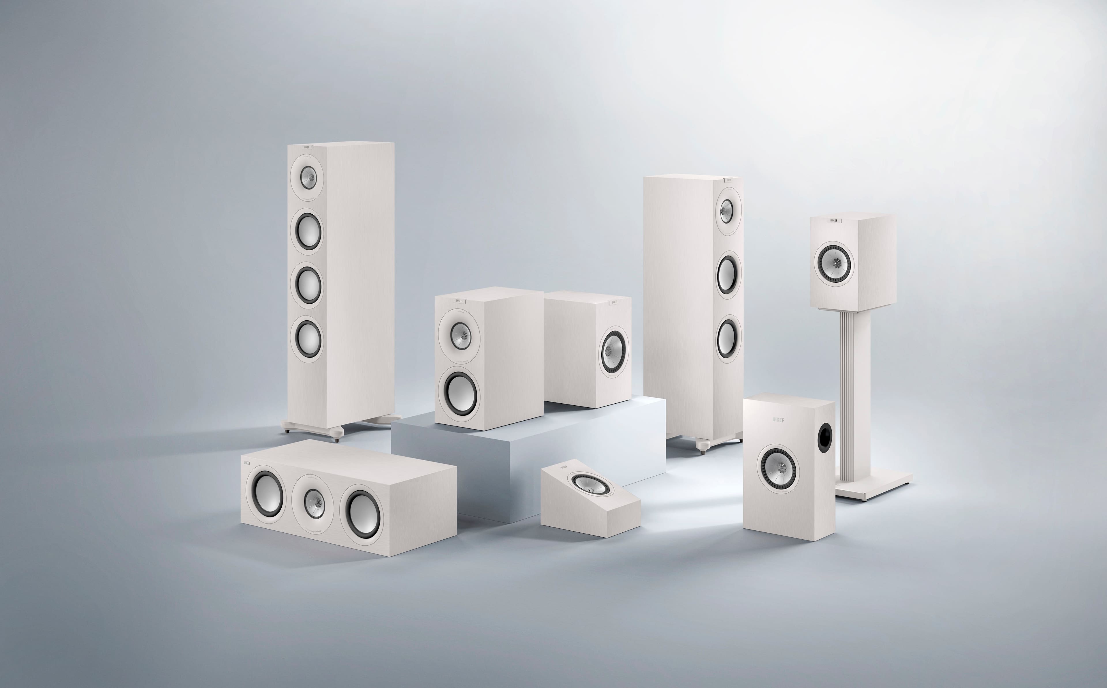 Alt View 15. KEF - Q11 Meta Floorstanding Speaker (Each) - White.