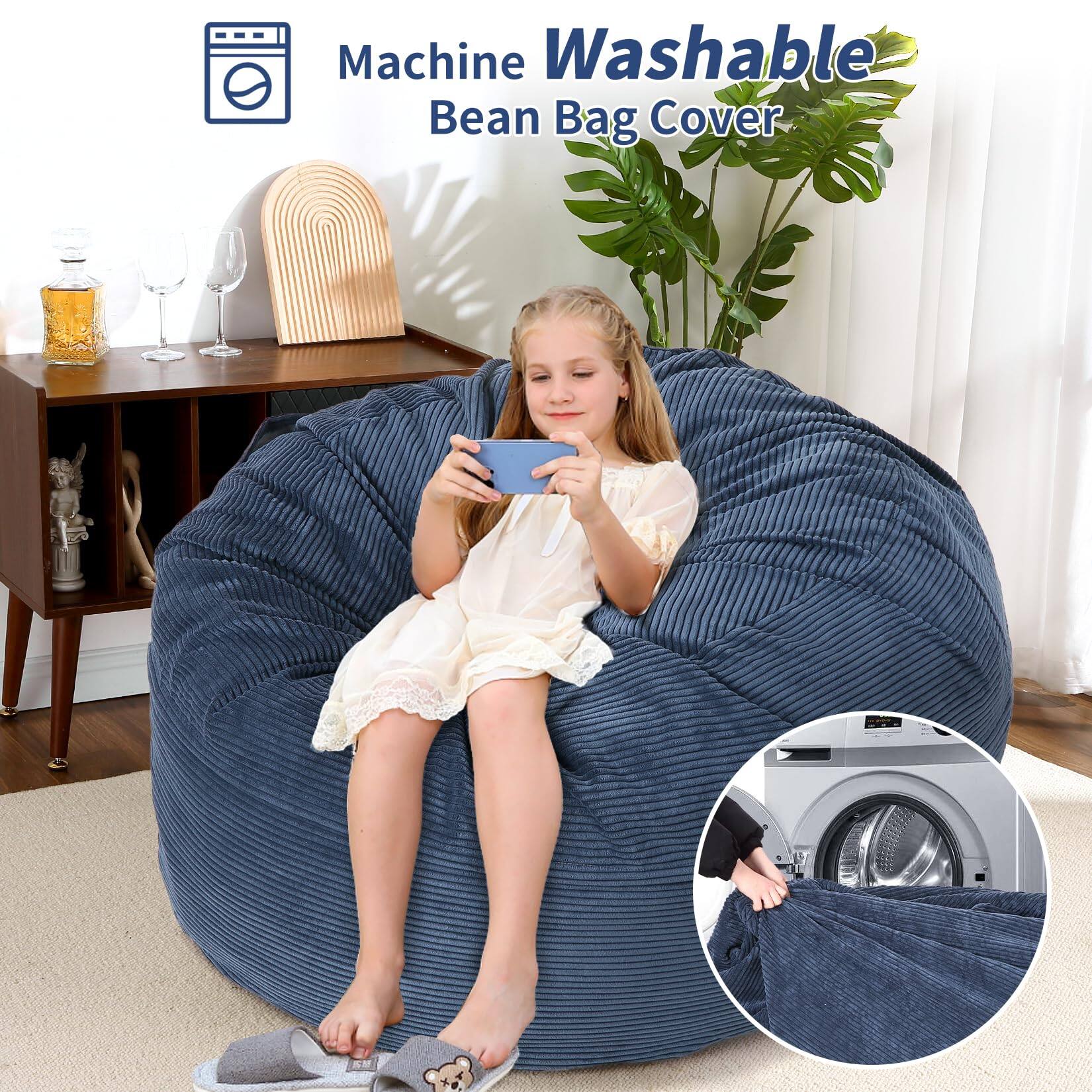 Machine Washable Bean Bag Cover
