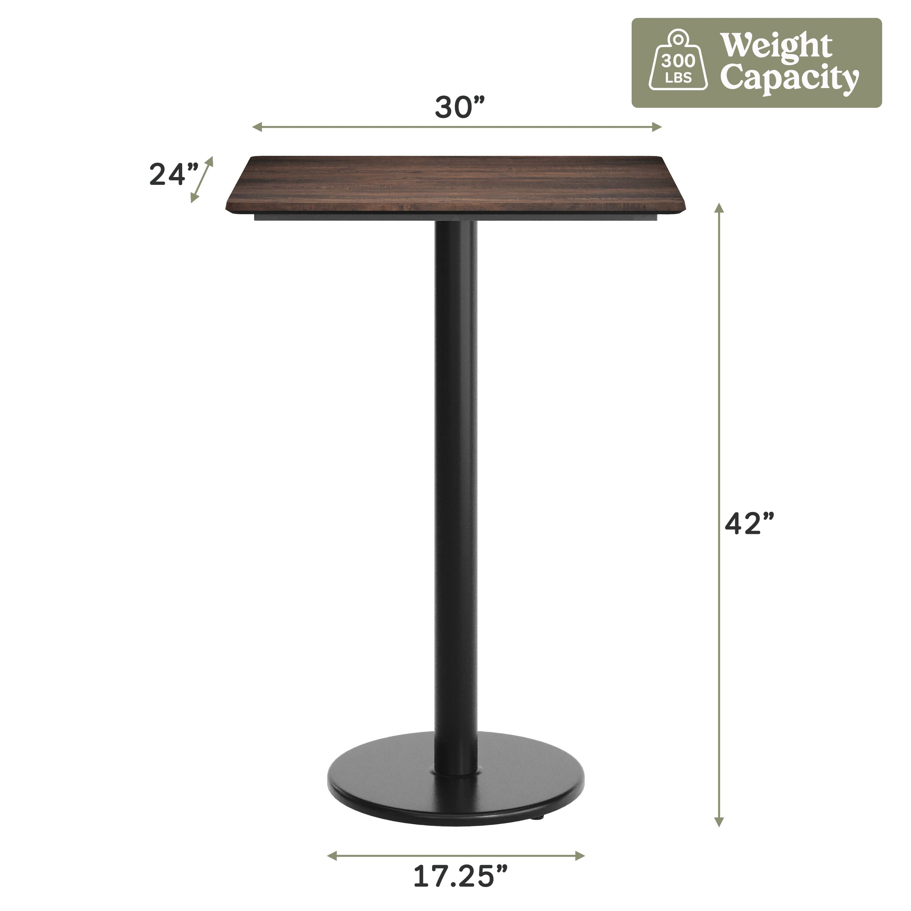 30"  
300 Weight LBS Capacity  
24"  
42"  
17.25"