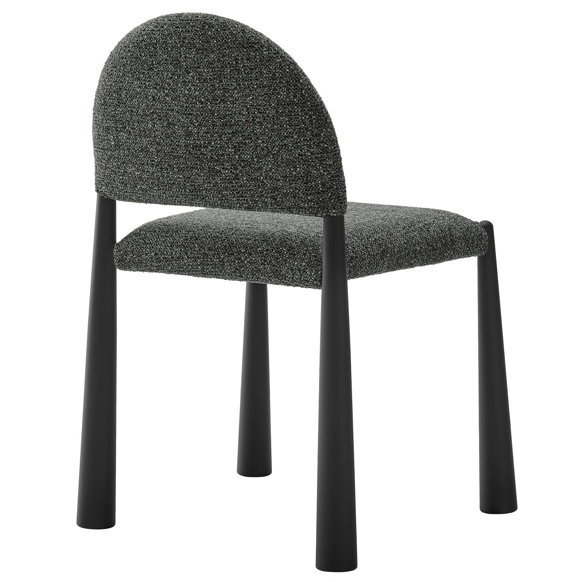 Alt View 2. Modway - Hayley Upholstered Fabric Dining Side Chair by Modway - Gray.
