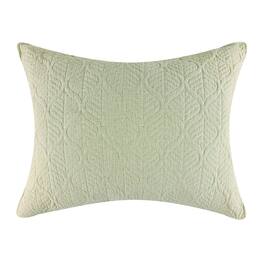Greenland Home Fashions - Harper Pillow 100% Polyester Sham Standard 20x26 - Sage