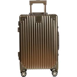 Champs - Elite Aluminum Collection Carry-on Luggage Case - Titanium Gold