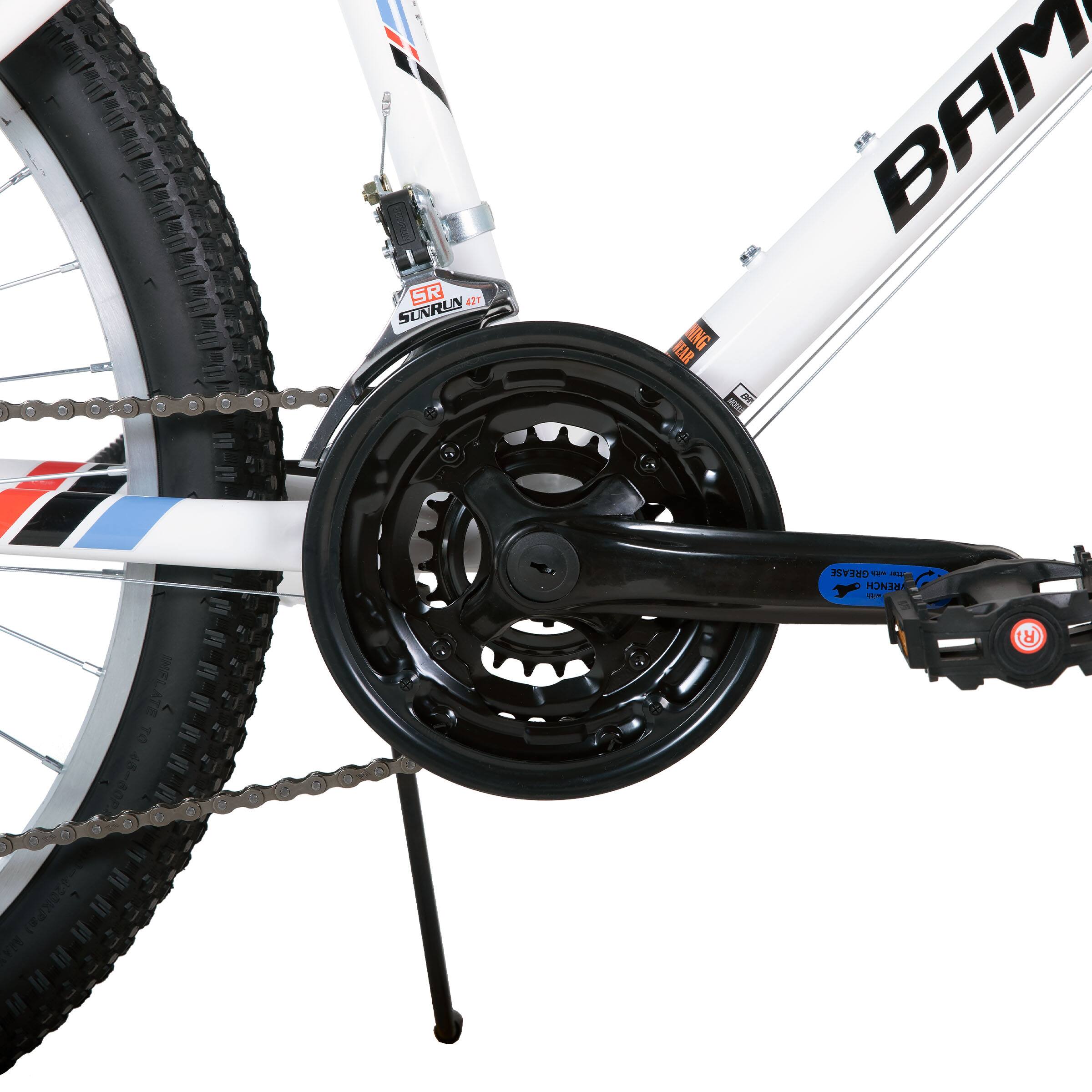 Sure, here is the corrected and grouped text from the image:

- SR SUNRUN 42T
- BAM
- 2.25
- 48-80P
- H
- 100% MADE IN CHINA