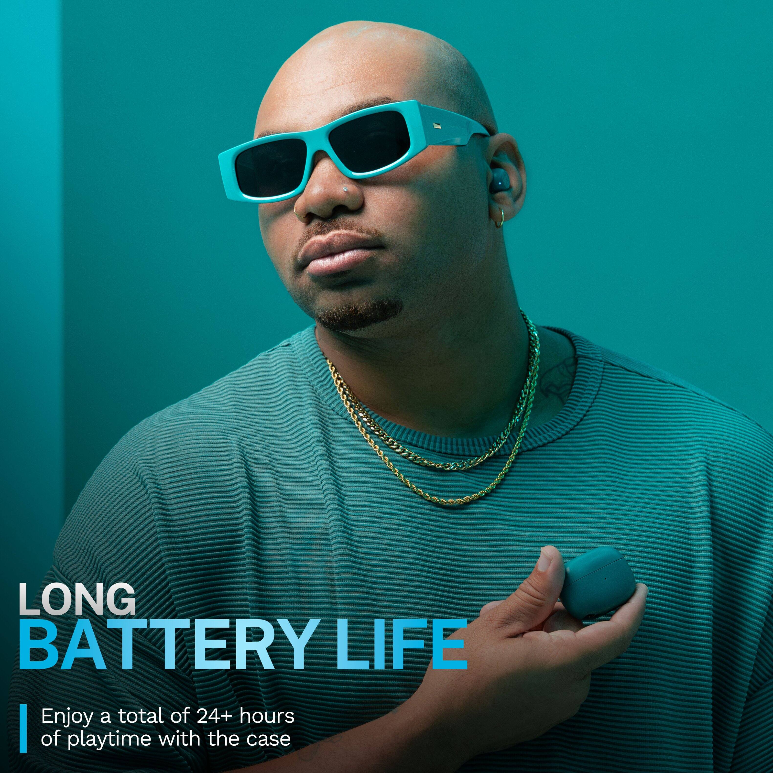 LONG BATTERY LIFE
Enjoy a total of 24+ hours of playtime with the case