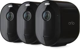 Arlo - Pro 5S 2K Indoor/Outdoor Wireless Spotlight Security Camera - Black