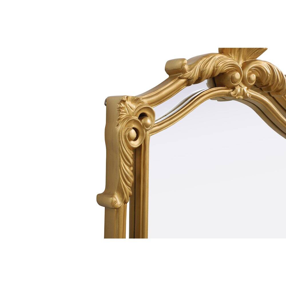 Alt View 1. Elegant Kitchen and Bath - Madeline 25.5X36 Traditional Mirror In Gold Leaf - Gold Leaf.
