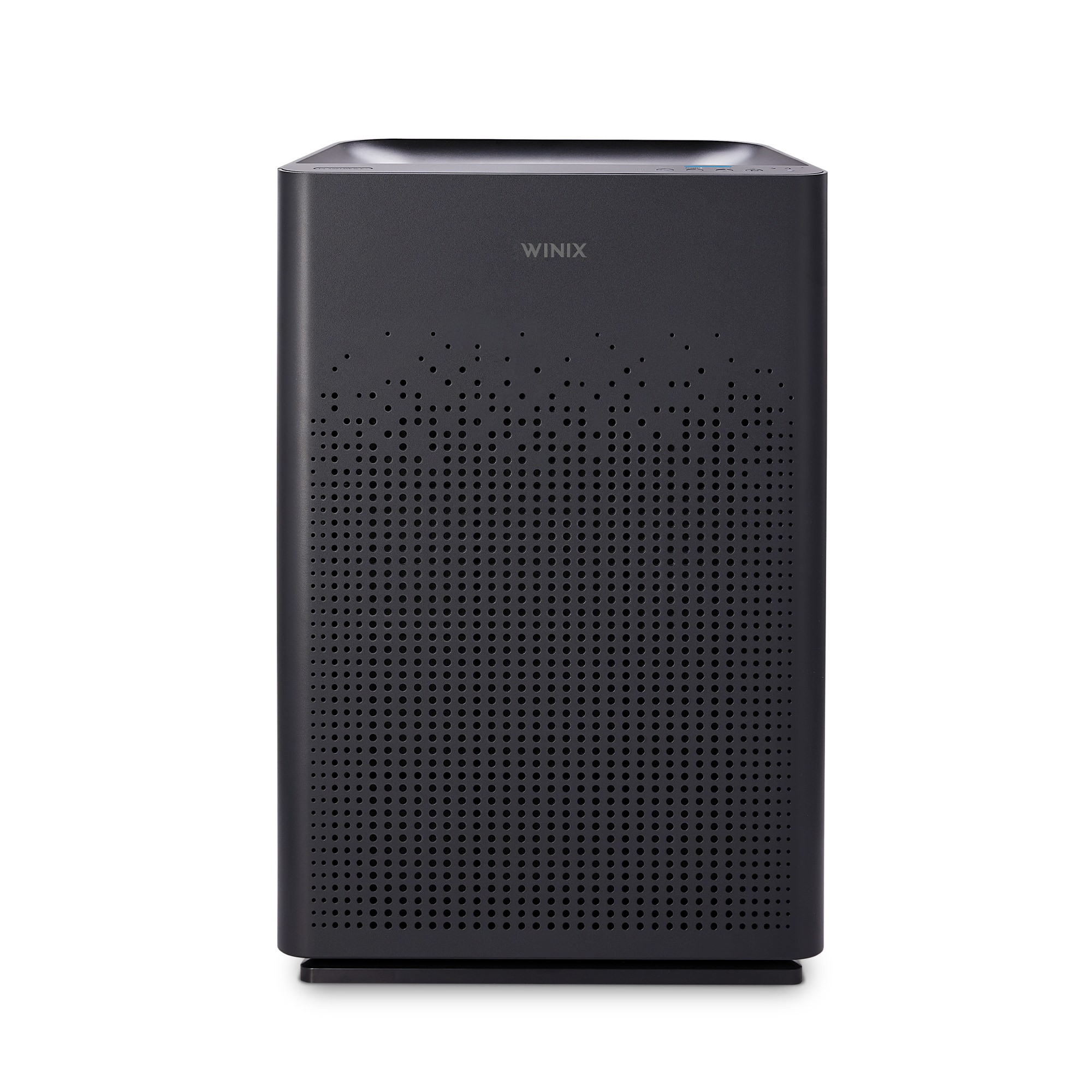 Front. WINIX - AM80 4-Stage True HEPA with Washable Carbon Air Purifier - Black.