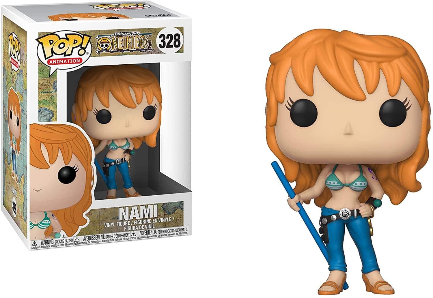 One Piece Funko POP Animation Vinyl Figure | Nami - Blue